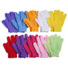 10 Pairs Exfoliating GlovesMade of 100 Nylon10 Colors Double Sided Exfoliating Gloves for Beauty Spa Massage Skin Shower