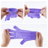 10 Pairs Exfoliating GlovesMade of 100 Nylon10 Colors Double Sided Exfoliating Gloves for Beauty Spa Massage Skin Shower