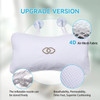 YUET AntiSlip NonSlip Bathtub Pillow Home Spa Bath Inflatable Cushion Head Neck Back Shoulders Rest Relax Suction Cup Ba