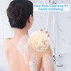AmazerBath Loofah Sponge 75gPiece Exfoliating Bath Sponge Body Scrubber Loofa Set of 4 Cotton Candy Quartet Large