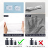 Maltose Disposable Shower Caps 100Pcs Individually Wrapped 198 Large Thicker Plastic Shower Caps Waterproof Shower Hair