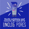 Clean Clear Blackhead Eraser Facial Scrub with 2 Salicylic Acid AcneProne Face Wash for Daily Exfoliation OilFree Face S