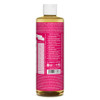 Dr Bronners PureCastile Liquid Soap Rose 16 ounce Made with Organic Oils 18in1 Uses Face Body Hair Laundry Pets and Dish
