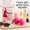 Lady Balls Bath Bombs Massive XL 2 Pack Pink Fizzers Funny Gift for Women Moms Sisters Friends Handmade Relaxation Bath