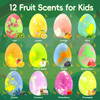 Easter Bath Bombs for Kids with Toys Inside Perfect Basket Stuffers 12Pcs Kids Bath Bombs with GlowinTheDark Surprise In