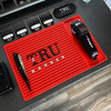 TRU BARBER MAT 14X 9 Red Flexible PVC Station Mat Professional Mat Salon and Barbershop Work Station Pads Beauty Salon T