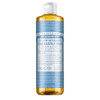Dr Bronners PureCastile Magic Soap Liquid Baby Unscented 16oz Made with Regenerative Organic Certified Oils For Sensitiv