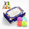 Levitural Bath Bombs Gift Set Organic Natural Spa Fizzies for Relaxation Moisturizing and Aromatherapy Perfect for Women