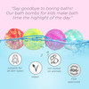 Levitural Bath Bombs Gift Set Organic Natural Spa Fizzies for Relaxation Moisturizing and Aromatherapy Perfect for Women