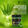 FOOT SPA Exfoliating Scrub Gel 16 Oz Manicure Pedicure and Body Exfoliator Infused with Aloe Vera and Salicylic Acid Glo