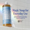 Dr Bronners PureCastile Liquid Soap Baby Unscented 32 Ounce