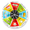 MAD Beauty Friends TV Show Bath Salts Set Joey Doesnt Share Food Pizza Box 8 Slices Coconut Peach Peony Vanilla Green Te