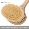 Hydra London Professional Dry Skin Detox Body Brush with Extra Long Cactus Bristles