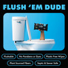 DUDE Wipes OnTheGo Unscented Travel Wipes 2 Pack 60 Count Individually Wrapped ExtraLarge Cleansing Flushable Wipes for