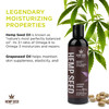 Hemp Seed Massage Body Oil Lavender Scent 8 fl oz Nourishing Moisturizing Massage Oil Hemp Seed Apricot Grapeseed Sweet