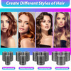 Hair Curlers Set with 24 Rollers (6 Jumbo, 6 Large, 6 Medium, 6 Small) and 24 Clips for All Hair Lengths (Black) online at globaldelivered