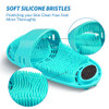 meidong Silicone Shower Foot Scrubber Personal Foot Massage and Cleaning NonSlip Foot Scrubber for Men and Women 1PCS Gr