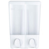 Better Living Products Clear Choice Shower Dispenser 2 Shampoo and Soap Dispenser 2 x 142 fl oz White 513 x 35 x 75