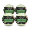 Natures Beauty Eucalyptus Tea Tree Bath Bomb MultiPack Natural Hand Crafted NonStaining Luxury Fizzy Spa Bomb Sooth Rest
