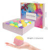 Bath Bombs for Women Present Birthday Gifts Set 16 Colorful Scent Natural Safe NonToxic Bubble Bath Shower Bombs with Sh