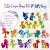 Bath Bombs for Girls Surprise 3 Natural Handmade Bath Bombs for Kids with Pony Toys Inside Cool Surprises for Girls Boys
