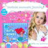20 Pack Mermaid Bath Bombs for Girls Kids with Surprise Inside Mermaid Gifts for Girls Birthday Gifts Easter Christmas P