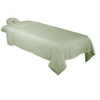 ForPro Premium Flannel 3Piece Massage Sheet Set Sage