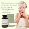 milk honey Muscle and Bath Soak No 18 Moisturizing Epsom Salt Bath Soak with Eucalyptus Arnica Rosemary and Sweet Marjor