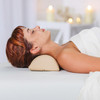 EarthLite Neck Pillow Durable Massage Bolster 100 PU Upholstery incl Strap HandleProfessional QualityBack Pain Relief My