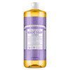 Dr Bronners PureCastile Magic Liquid Soap Lavender 32 Ounce Made with Regenerative Organic Certified Oils For Face Body