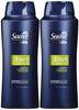 Suave Men 3 in 1 Shampoo Conditioner and Body Wash Citrus Rush 28 Fl ozPack of 2