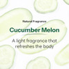 ShiKai Daily Moisturizing Shower Gel Cucumber Melon 12oz Pack of 3 Gentle Formula Aloe Vera Oatmeal for Soft Healthy Ski