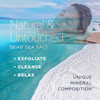 Minera Fine Grain Dead Sea Salt for Bath Foot Soaks 5 lbs FastDissolving 100 Pure and Natural Unscented SkinSoftening Se