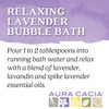 Aura Cacia Relaxing Lavender Aromatherapy Bubble Bath Pure Essential Oils Pack of 313 fl oz