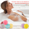 Bath Bombs for Women Gift Set 50 Pcs Natural Organic Bubble Bathbombs with 10 Rich Scents Handmade Bubble Bath Fizzy for
