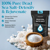 Aromasong Dead Sea Salt Bath Soak 6 Lbs Bulk Pack 100 Natural Dead Sea Salts for Soaking Relaxation and Detoxification o