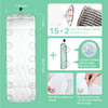 Full Body Bath Pillow Bathtub PillowsRemovable Lumbar Cushion with 17 NonSlip Suction Cups 4D Air Mesh Fit Any Tub Luxur