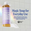 Dr Bronners Magic Soap PureCastile Liquid Soap Lavender 32 ounce 2Pack Regenerative Organic Certified Oils 18in1 Uses Bo