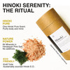 TE TE Hinoki Bath Soak Japanese Cypress Essential Oil Bath Soaking Ritual Mineral Bath Salt 24 oz