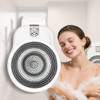 Electric Shower Brush for Body Wall Mounted Back Scrubber for Shower Exfoliating Soft Bristles HandsFree WallMounted Des