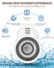Electric Shower Brush for Body Wall Mounted Back Scrubber for Shower Exfoliating Soft Bristles HandsFree WallMounted Des