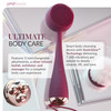 PMD Clean Body Smart Body Cleansing Device with Silicone Brush Three Interchangeable Attachments Waterproof SonicGlow Vi