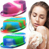 Soft Exfoliating Body Shower Scrubber Silicone Bath Brush for Kids Adults 3 Pack