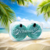 Travel Size Body Wash Women Shower Sponges 2 Pack 30 Washes Travel Loofah with Case Travel Body Wash Women Shower Sponge