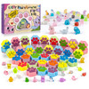 Bath Bombs for Kids with Surprise Inside 40 Large Number Pack Paw Shape Bath Bombs Gift Set Natural Organic Kids Bubble