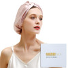 ZIMASILK 22 Momme 100 Mulberry Silk Bonnet for Sleeping Women Hair Care Highest Grade 6A Silk Hair wrap for Sleeping wit
