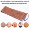 Yrarbil 3 Pieces African Net Sponge African Exfoliating Bathing Back Scrubbers with Handles Shower Net Body Scrubber Ski