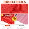 AbuQ 2 Pieces African net Sponge for exfoliatingAfrican exfoliating net African wash net African Ghana Sapos scrubbing w