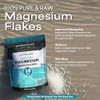 Aromasong Magnesium Flakes from The Dead Sea 14 OZ Resealable Pack Muscle Relaxing Magnesium Chloride Bath Salts Soak