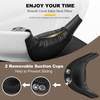 AISEELY Shampoo Bowl Neck Rest 2 Suction Cups Included Salon Shampoo Neck Rest Cushion Silicone Neck Cushion for Home Wa